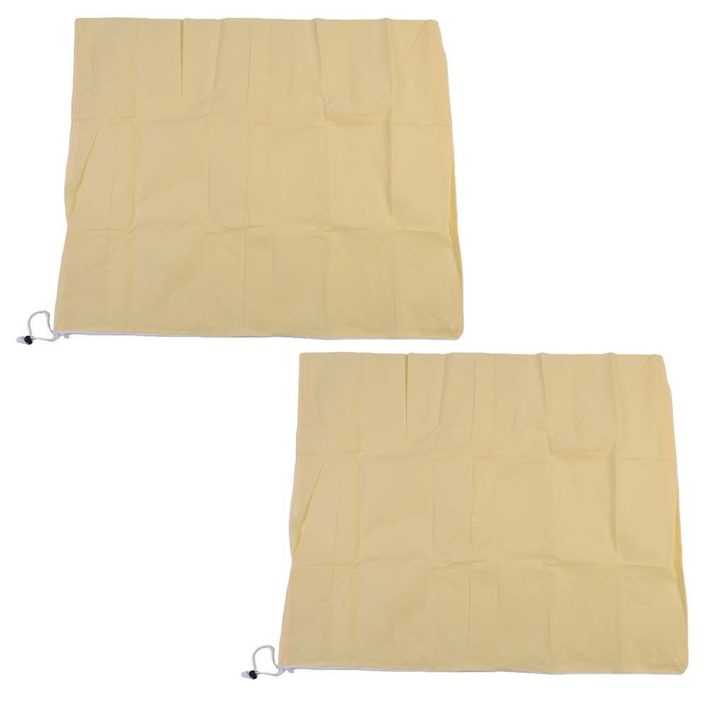Pack of 2 Winter Plant Covers, 80 x 100 cm Frost   Blankets with Zip Drawstring, Thick Winter Frost Blankets Made of Non-Woven Fabric for Shr
