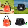 Foldable Fishing Bucket Portable Water Bag Multipurpose Water Storage Container for Hiking Travel Car Washing Gardening Boating