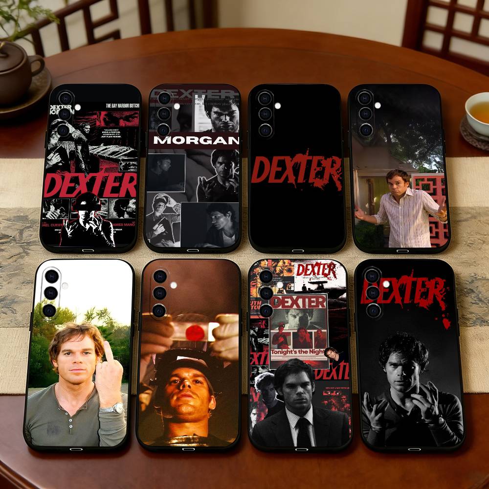 Movie D-Dexter M-Morgan Phone Case Black Silicone Soft For Samsung Galaxy A73,A72,A71,A70,A53,A52,A51