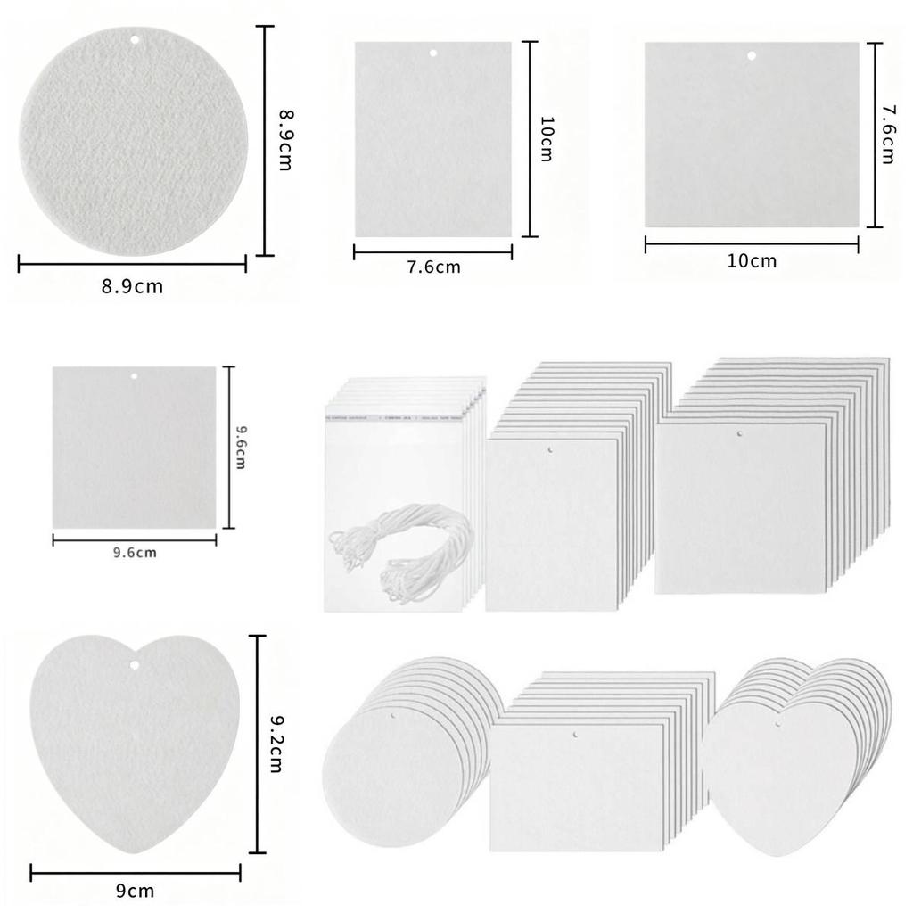 Home Scent Felt Aromatherapy Discs For Car And Indoor Spaces
