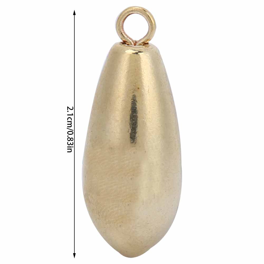5pcs Bag Outdoor Fishing Copper Sinkers Weights Anglers Tackle Accessory (5g)