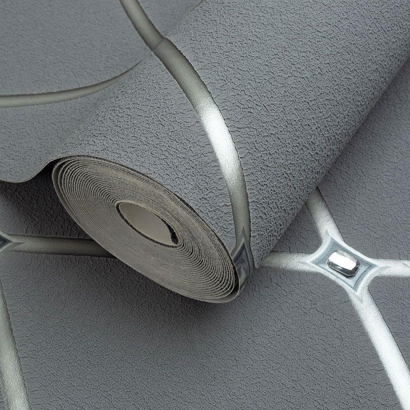 

Настенная лампа-светильник Роскошная ромбовидная сетка Вставленная с простым ТВ фоном Обои из нетканого материала Несамоклеящиеся Обои для гостиной X 0.53mx2m