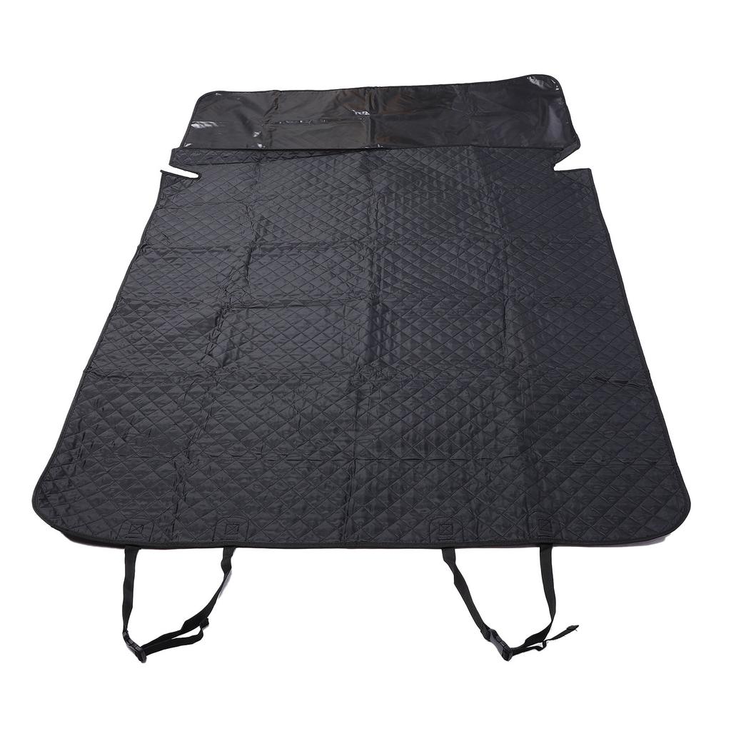 Dog Car Seat Cover Rain Proof Oxford Cloth Soft Comfortable Car Pet Trunk Protector for Travel Black