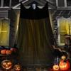 Wall Party Decoration - AIMOONSA - Halloween Hanging Skeleton - 3.3 M - With Light and Sound - Multicolor