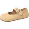 Fashion versatile retro temperament simple Mary Jane shoes women's 2025 summer new single shoes with skirt ballet shoes