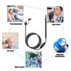 3-in-1 Endoscope Camera Otoscope Ear Nose Mouth Inspection Borescope Camera with 6LEDs Adjustable