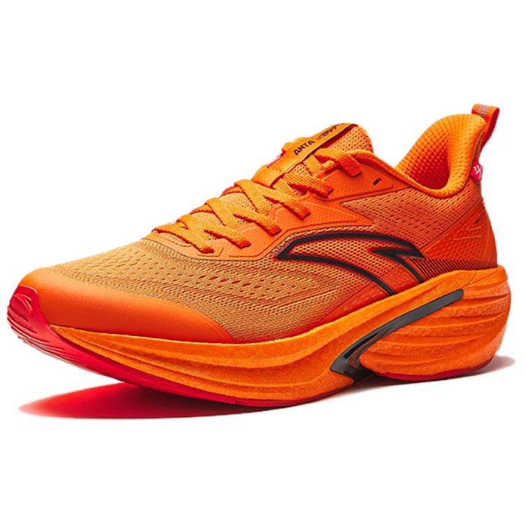 Anta Rocket 7 Wear resistant And Lightweight Low top Casual Running Shoes Men's Flame Orange Red 112545581-6