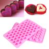 55 Holes Heart Shaped Nonstick Silicone Chocolate Cake Mold Ice Cubes Tray Mould Kitchen Baking Tools