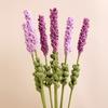 5pcs Crochet Knitted Lavender Flower Lilac & Dark Violet Knitted Artificial Lavender for Independence Day Graduation Ceremony