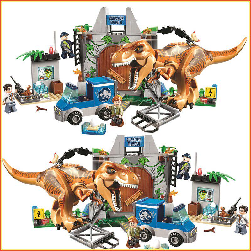 Buy Jurassic World Dinosaurs Tyrannosaurus Breakout Building