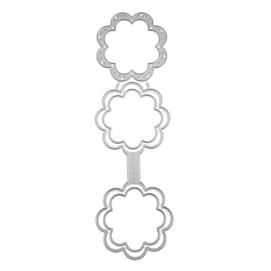 Flower Hang Tag Die Flower Metal Cutting Dies Cut Stencil