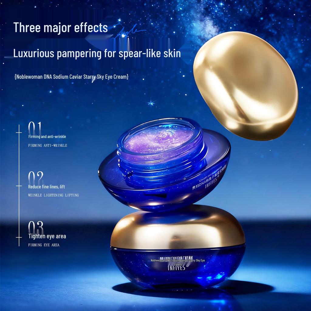 INFIYES Noblewoman Starry Sky Eye Cream: Firming, Anti-Wrinkle, Lightening & Lifting for Fine Lines and Tightening Eye Area