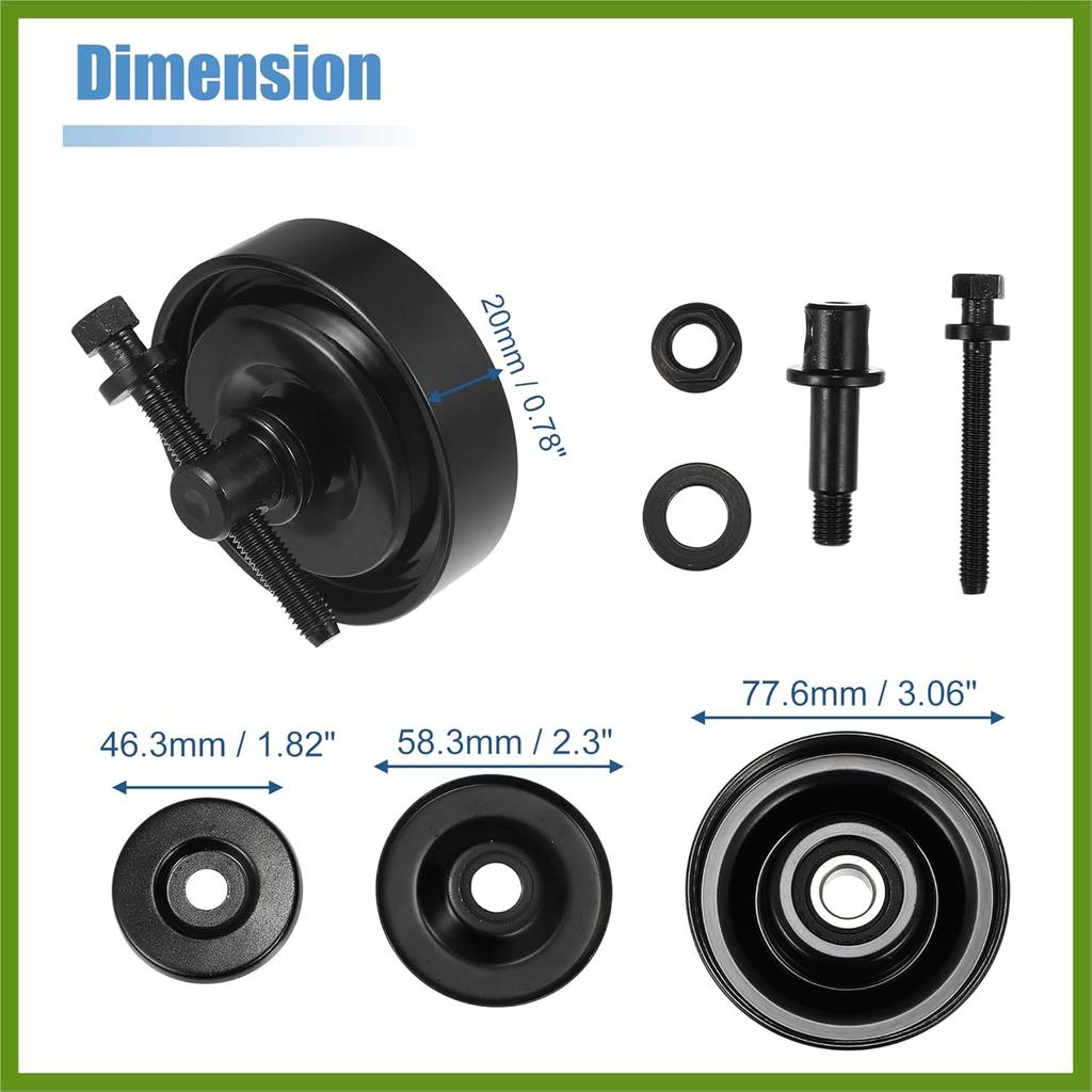 97834-29010 Car Drive Belt Tension Pulley for Hyundai Accent Elantra Tiburon Tucson 1995-2012 Belt Tensioner Idler Pulley 97834-29000 97834-22100