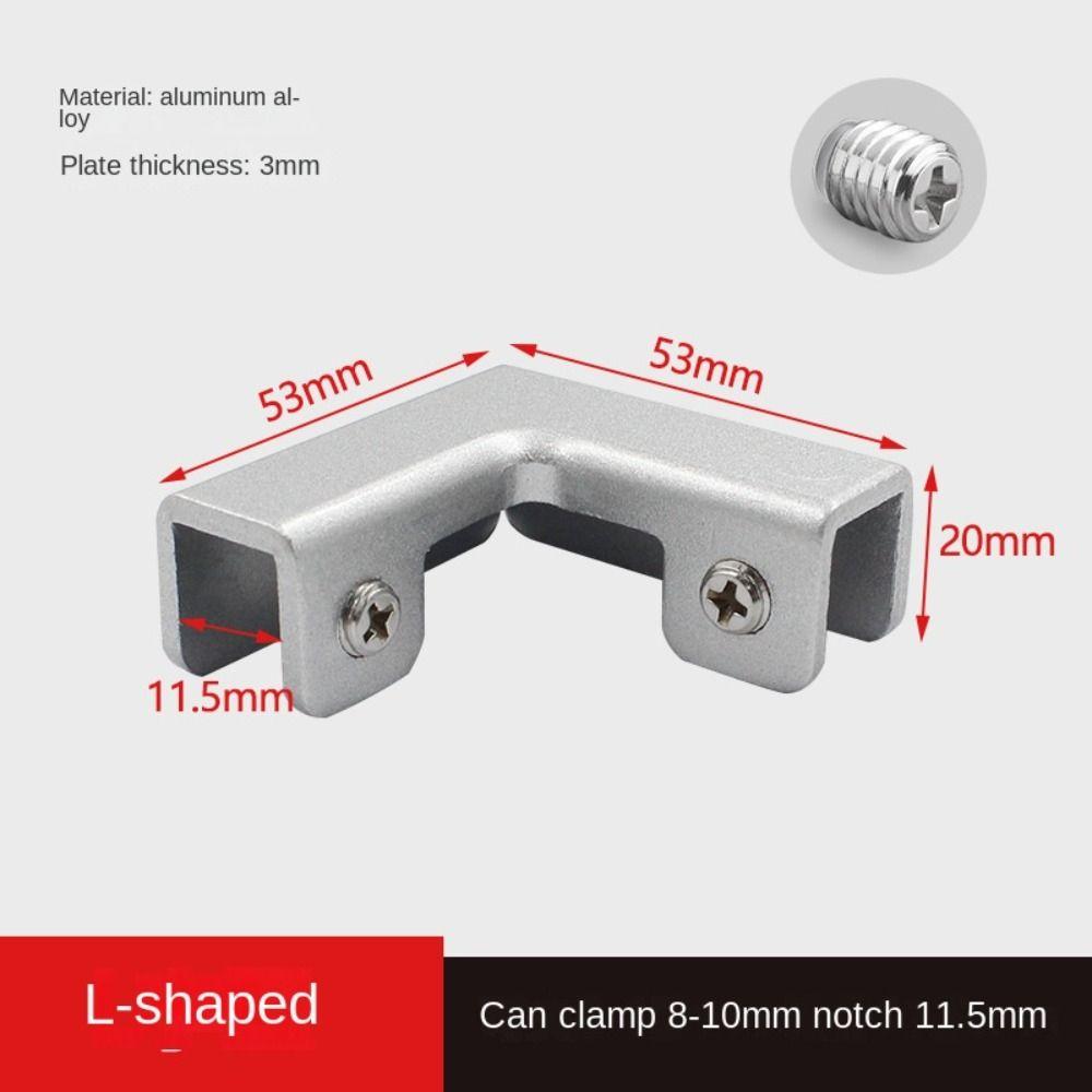 T-cross Glass Clip Reinforcement Corner Guard New Fixing Clip Glass