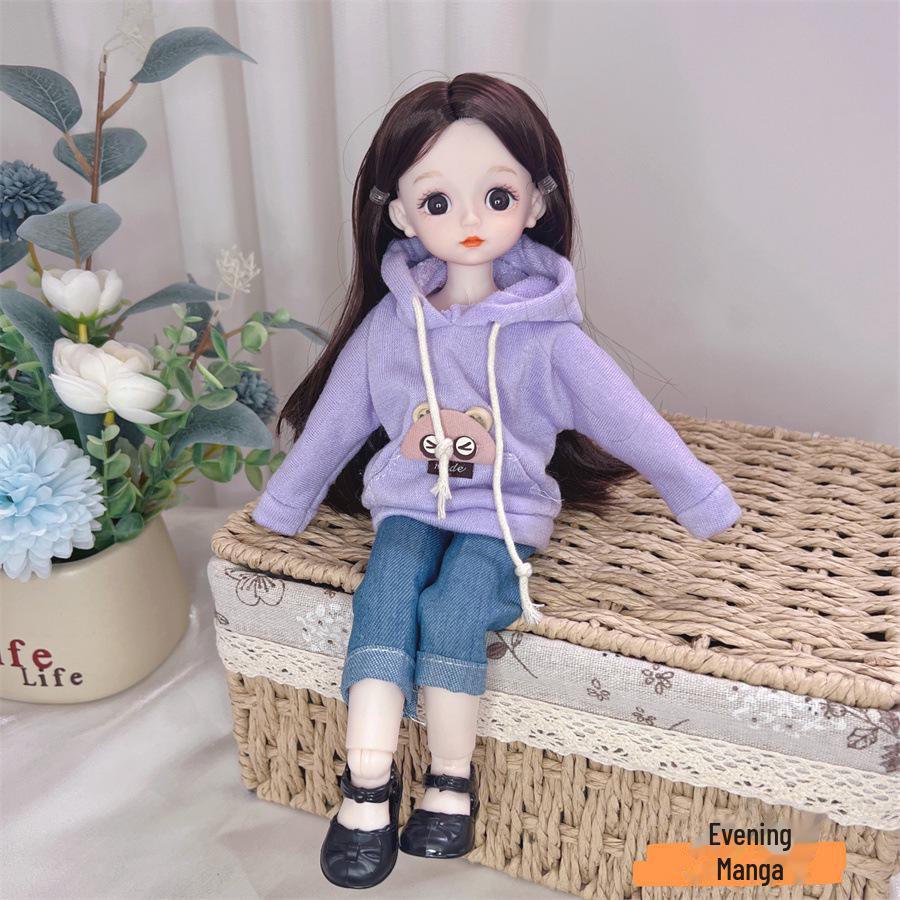 30 Cm Cute Princess Doll Set - 20 Joint BJD Girl, Perfect Birthday Gift