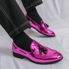 Brand Tassel Loafers Shoes Men Slip on Driving  Mens Comfortable Leather Shoes Men Wedding Trends Business Casual Shoes