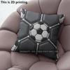Soccer Themed Decorative Throw Pillow Covers Pattern Cushion Cover Suitable For Sofa Bedroom Car Pillow Cover