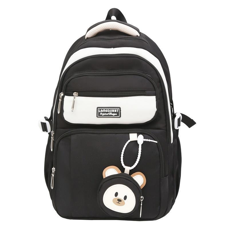 Student Schoolbag Ridge Backpack Women's Lightweight Large Capacity Backpack