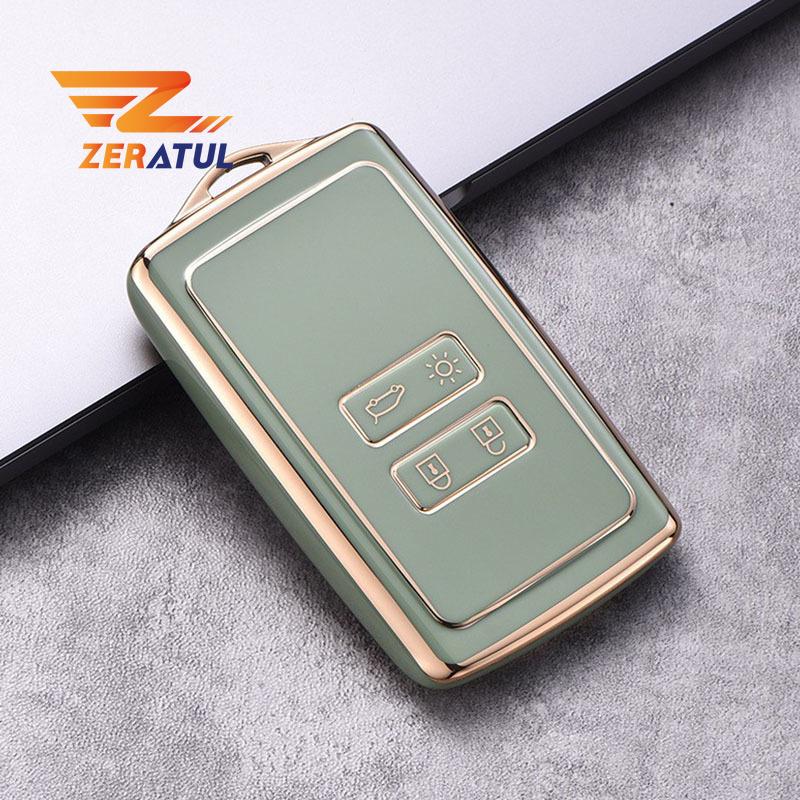 For Renault Kadjar Megane Koleos QM5 QM6 TPU Car Remote Key Cover Case Key Shell Holder Bag Fob Keychain Protector Accesories