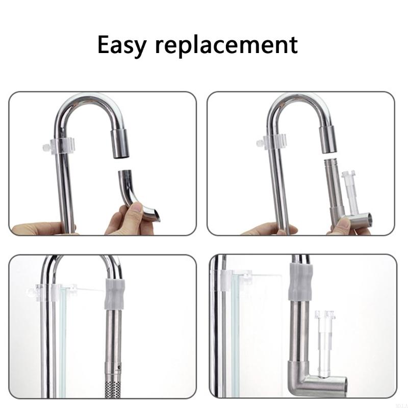 MXLA Inlet and Outlet Skimmer for Aquarium FishTank Effectively Absorb Organic Matter Removes Scums Oil Protein