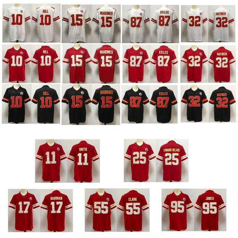 Kansas City Chiefs NFL Koszulka Piłkarska Kibica Oficjalny Styl Mundur Drużyny Męska Damska