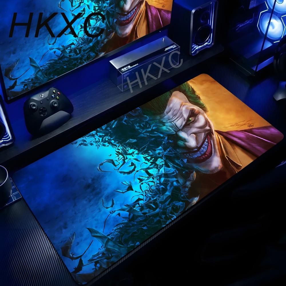 Gaming Accessories Rubber Non-slip Mat J-Joker Mouse Pad Gamer Deskmat Mats Keyboard Cabinet Laptops Pc Articles Mausepad Xxl