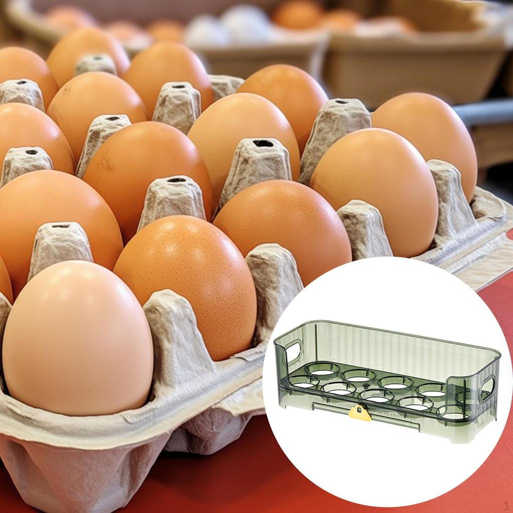 Držák na vejce do lednice Kontejner Úspora místa Opakovaně použitelný Organizér Podnos Dávkovač Pult