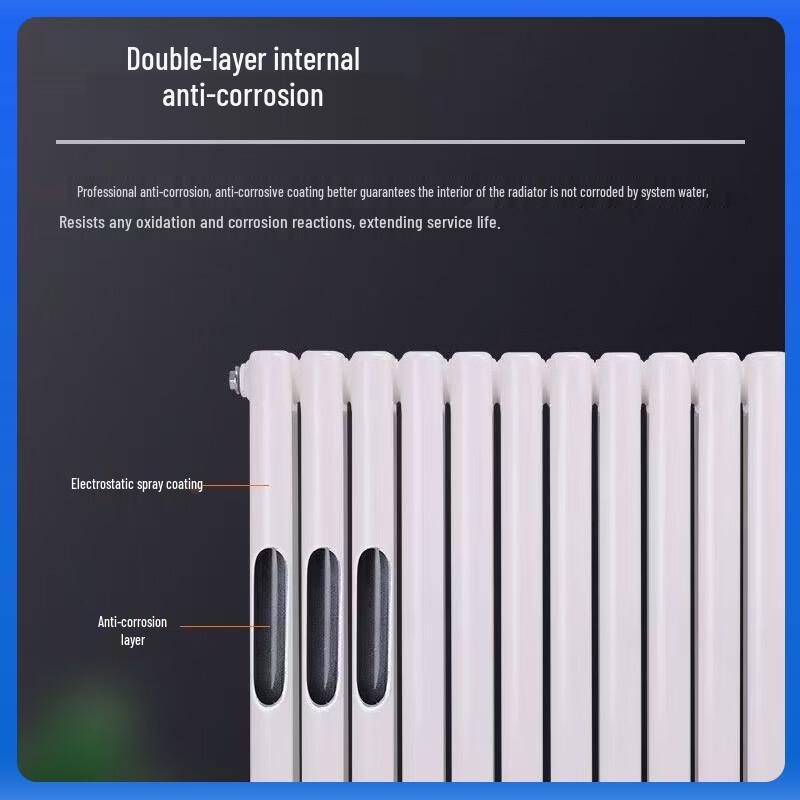 Steel Wall-Mounted Water Heating Radiator