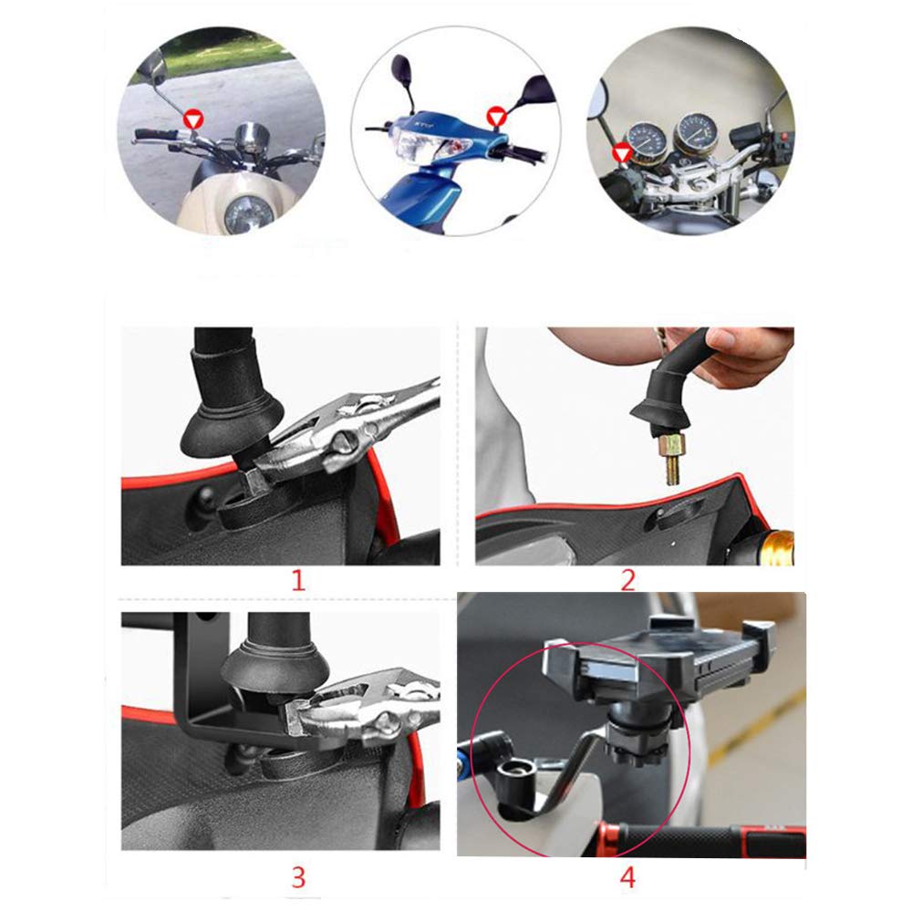 Chaslean Bike Handlebar Clamp Bar, Clamp Bar for Handlebar, Clamp