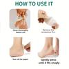 10pcs  difform Transparent Gel Anti-Blister Pads, Heel & Forefoot Cushions, Blister Prevention Tape, Foot Care Pain Relief