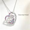 Exquisite Unicorn Necklace: Fairy Tale Heart Pendant for Holiday Gifts