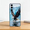 Eagle Cool A-Animal Phone Case For Samsung Galaxy A73,A72,A71,A70,A53,A52,A51,Others Soft Black Cover