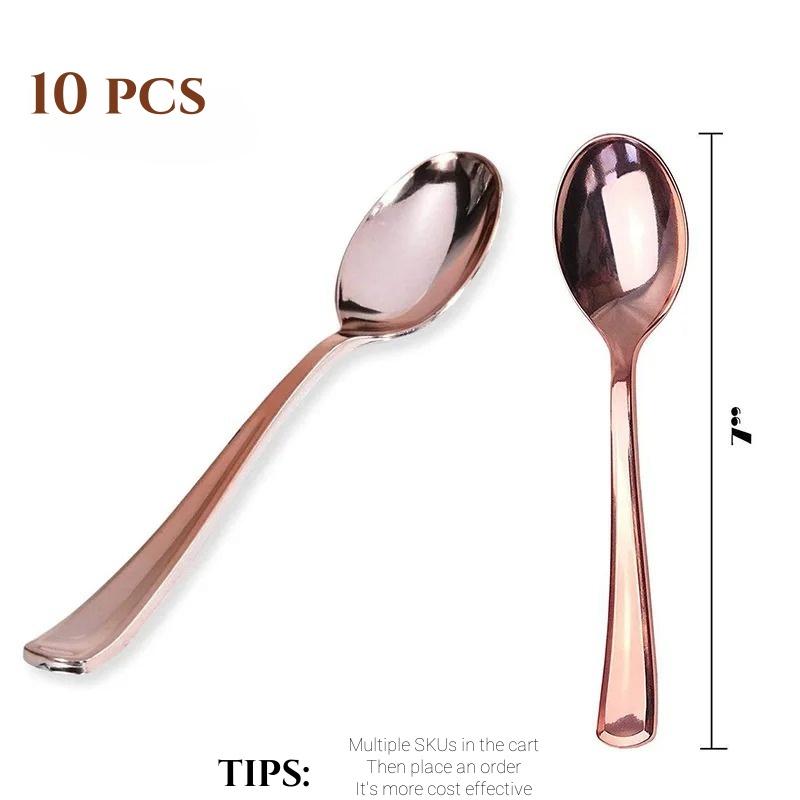 Rose Gold Party Tableware Kit Table Cloth Knife Fork Spoon Paper Cup Plate Straws Baby Shower Wedding Birthday Party Decorations