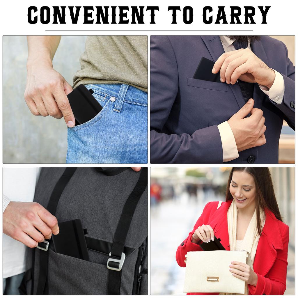 Banban 4 Pcs Leather Pocket Notebook A7 Note Book Pocket Hardcover Notepad 3 X 4 Inch Mini Notepad Tiny Lined Journal Notebook W