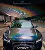 75cm X152cm Holographic Rainbow Laser Glitter Sticker Sheets Decals Glossy Vinyl Wrap Car Styling Wrapping Decal Films