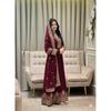 Indian Anarkali Gown with Dupatta Set Bollywood Party Wedding Wear Ethnic Suit