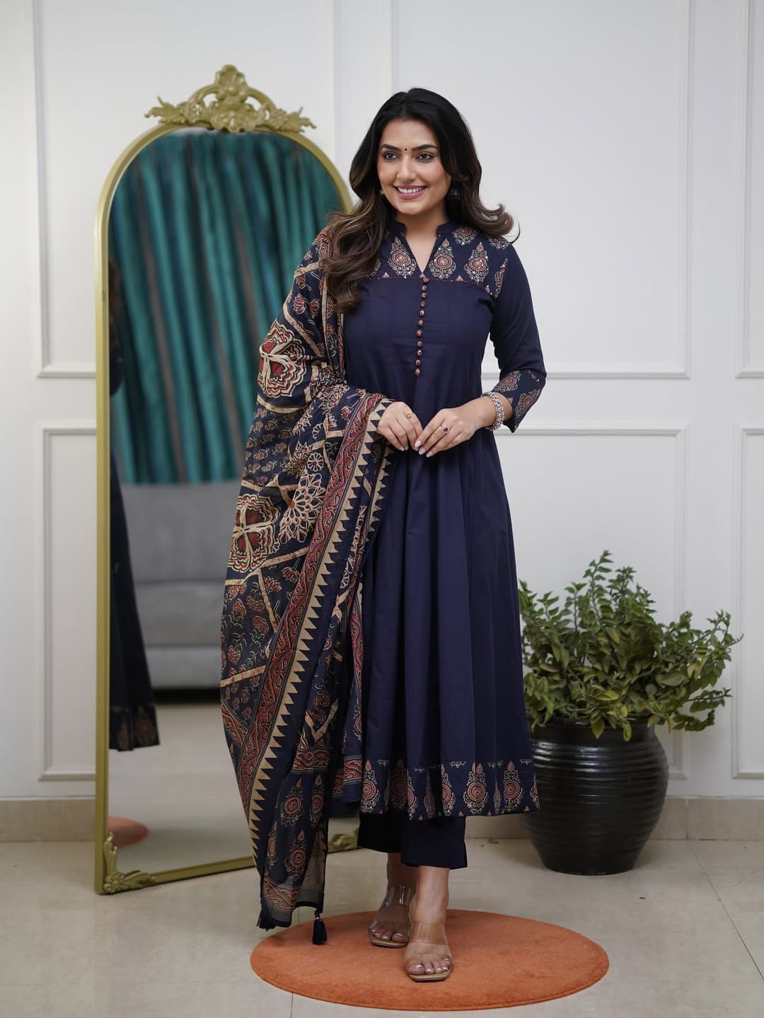 Indian Bollywood Top Tunic Kurta Pant