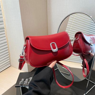 High-end Fashion Saddle Bag Women's New Trend Versatile Messenger Bag Niche Design Casual Women's Bag
