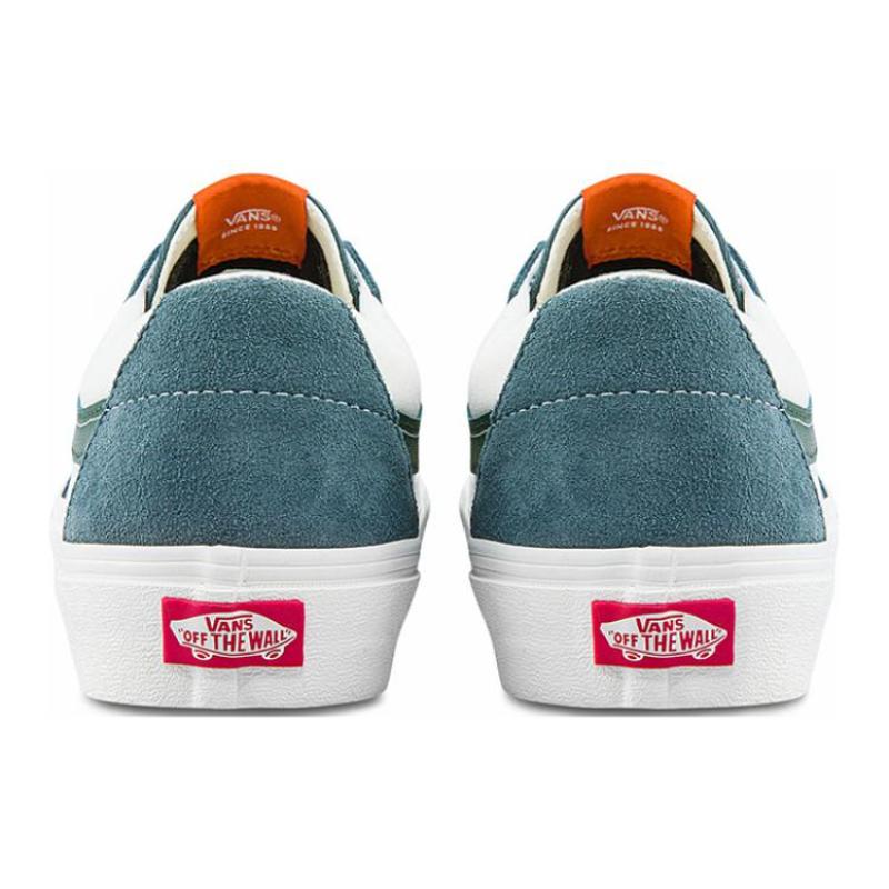 Vans SK8 Low Low Tops Casual Skateboarding Shoes Unisex White Green Vans VN0A5KXDBLG