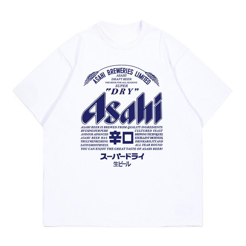 

2026 Asahi Beer Tshirt Summer Unisex Wear with Cotton Fabric S