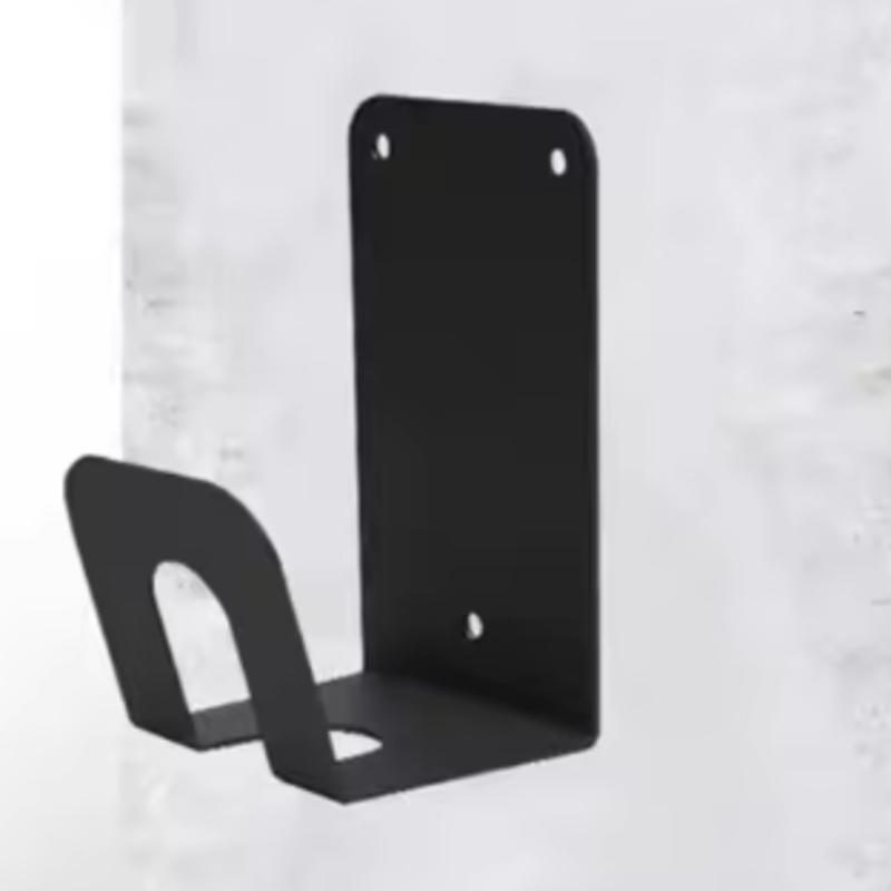 A54K-Universal EV Cable Holder-Wall Mount Hook For Electric Vehicles, Black For Charging Station Use