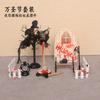 Miniature Halloween Decor Set 18pcs Plastic Dollhouse Accessories BJD OB11 Figurine Scene Props
