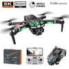 New V186 Brushless Drone 8K HD Aerial Photography Three Camera Aircraft Optical Flow Obstacle Avoidance Remote Control Dron 200M