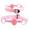 Bondage Open Mouth Gag Harness Restraint Solid Hollow Out Ball Adult Products Sex Games Toys for Women Men