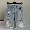 Pantaloni da Donna di Media Lunghezza Moda Europea e Americana Fai da Te