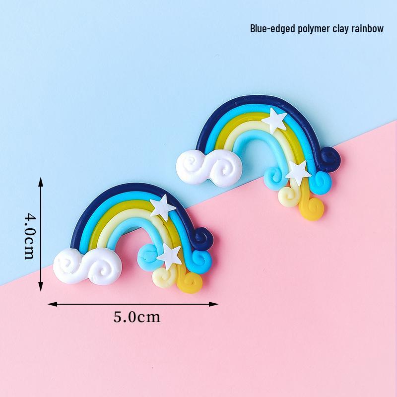 Double Layer Rainbow Balloon Cake Topper: Colorful Happy Birthday Decoration