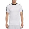 Nike SS23 Embroidered Logo Slim Fit Short Sleeve Soccer Jersey Men Tops White DV9751-101