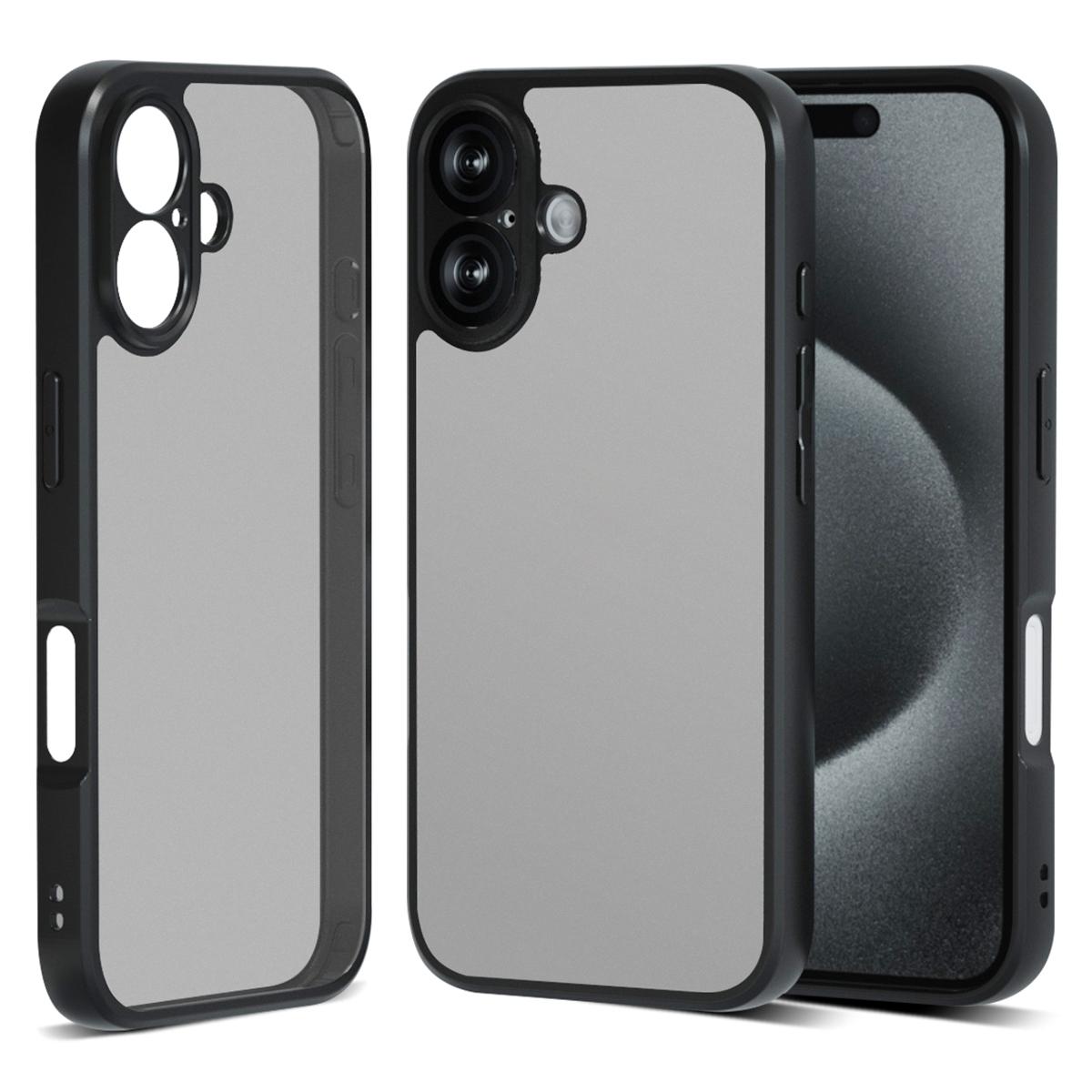 

IBMRS For iPhone 17 Case Soft TPU Frame Hard PC Back Anti-Fall Phone Cover