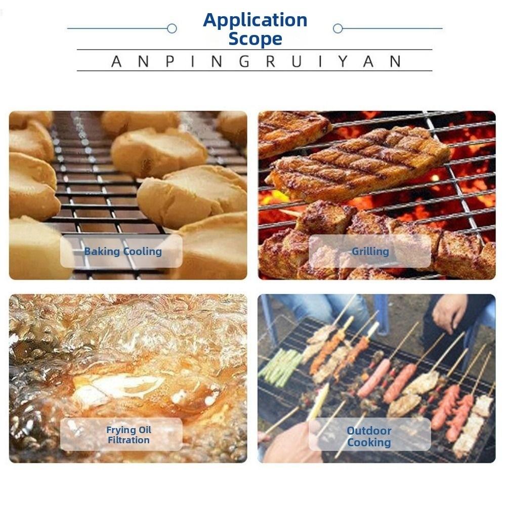 Grătare Pătrate/Dreptunghiulare 40/50/60cm Grătar pentru Friptură Grilă Multifuncțională pentru Grătar Bucătărie