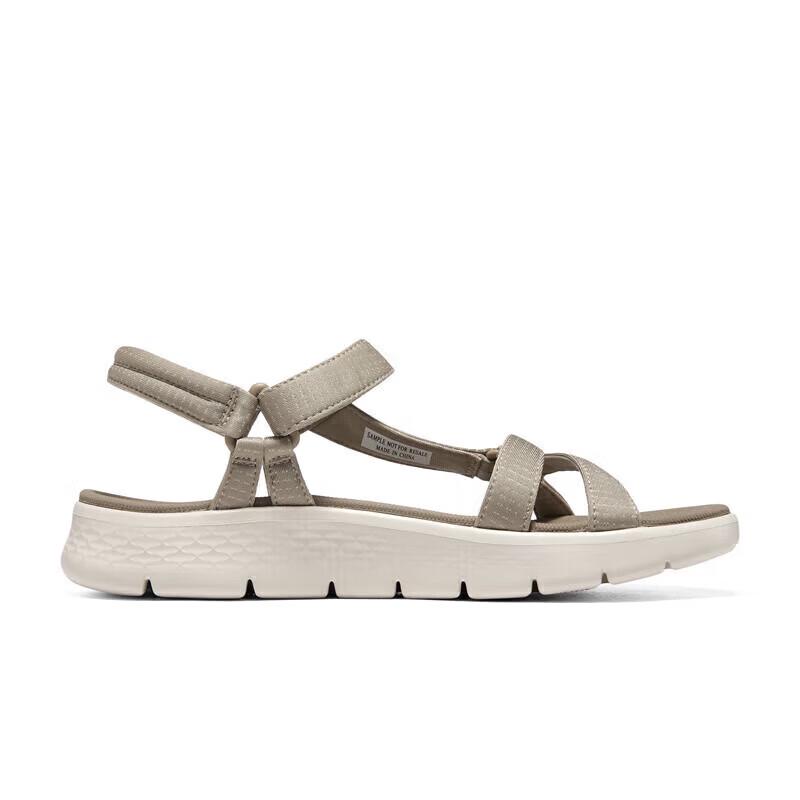 Skechers Women's 141451 Casual Cushioned Velcro Sandals